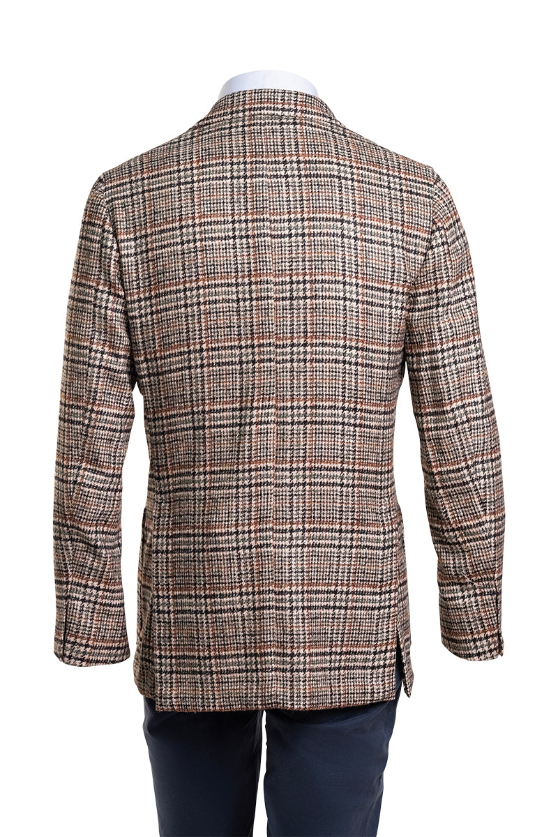 Sartorio Checked Wool-Alpaca Sport Jacket