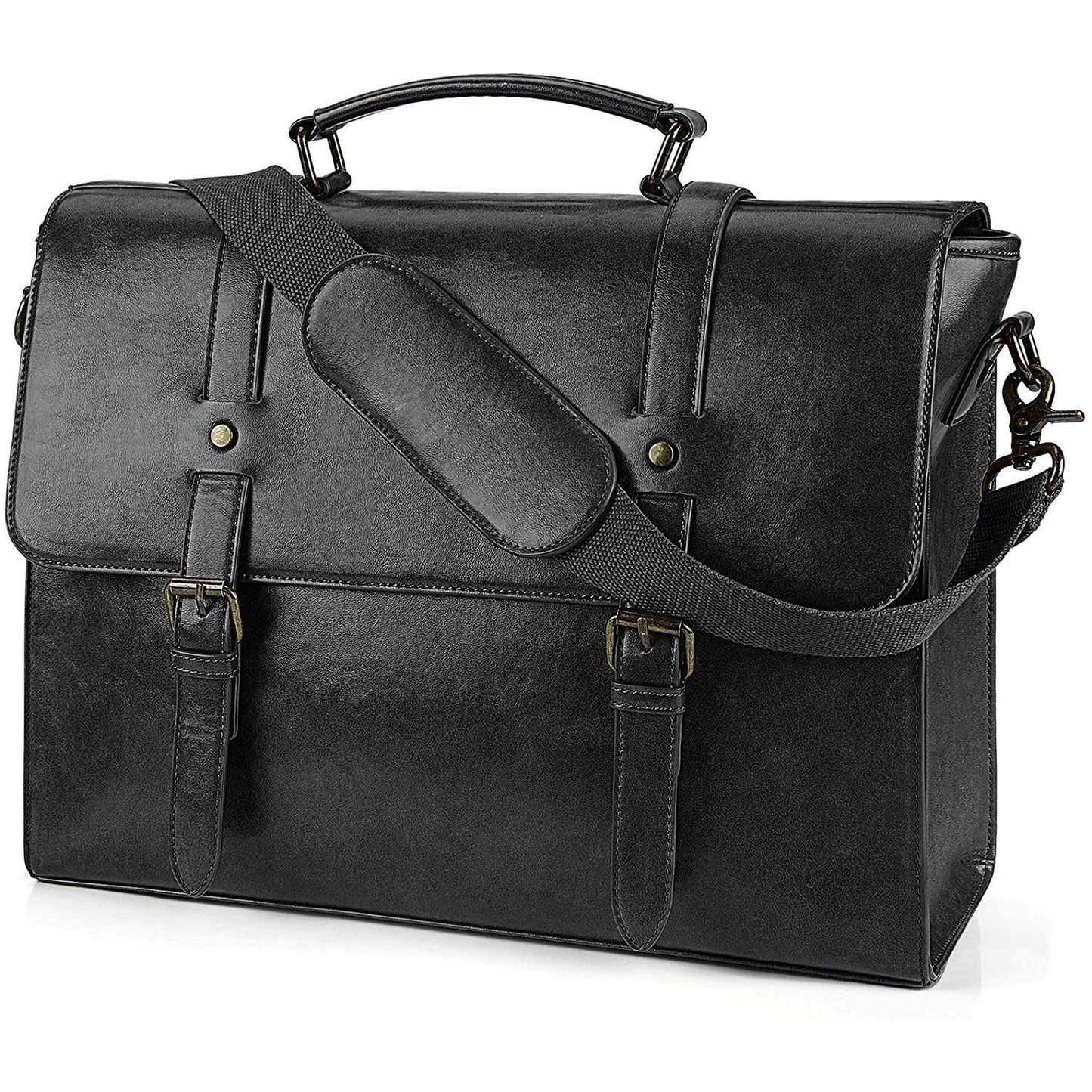 Men's Leather Messenger Bag – Professional Laptop Carry